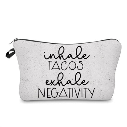 Pouch - Taco, Inhale Tacos Grey