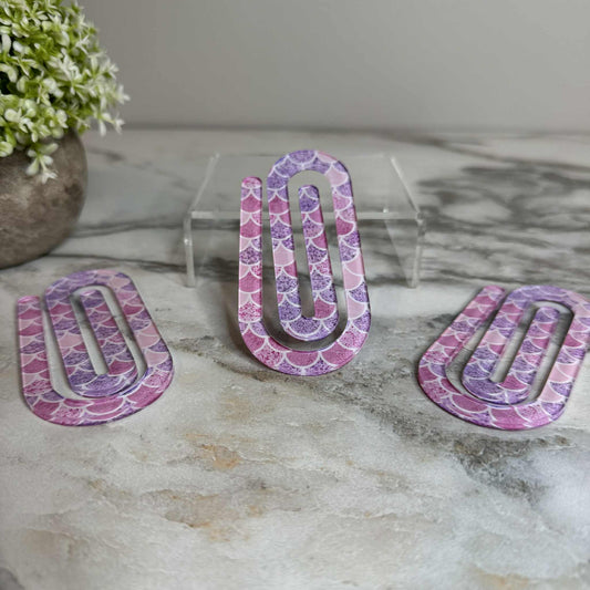 Jumbo Paperclip - Light Purple Mermaid